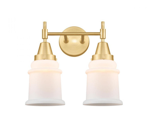 Canton - 2 Light - 15 inch - Satin Gold - Bath Vanity Light (3442|447-2W-SG-G181-LED)
