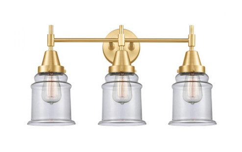 Canton - 3 Light - 24 inch - Satin Gold - Bath Vanity Light (3442|447-3W-SG-G182-LED)