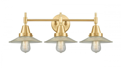 Halophane - 3 Light - 27 inch - Satin Gold - Bath Vanity Light (3442|447-3W-SG-G2)