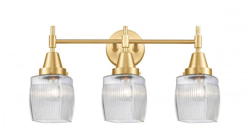 Colton - 3 Light - 24 inch - Satin Gold - Bath Vanity Light (3442|447-3W-SG-G302-LED)