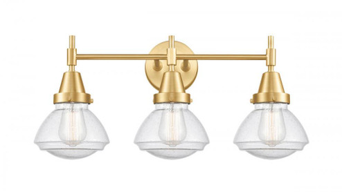 Olean - 3 Light - 25 inch - Satin Gold - Bath Vanity Light (3442|447-3W-SG-G324)
