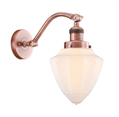 Bullet - 1 Light - 7 inch - Antique Copper - Adjustable Sconce (3442|515-1W-AC-G661-7)