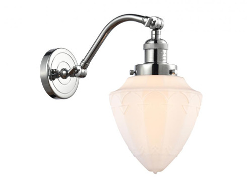 Bullet - 1 Light - 7 inch - Polished Chrome - Adjustable Sconce (3442|515-1W-PC-G661-7-LED)
