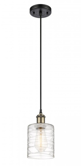 Cobbleskill - 1 Light - 5 inch - Black Antique Brass - Cord hung - Mini Pendant (3442|516-1P-BAB-G1113)