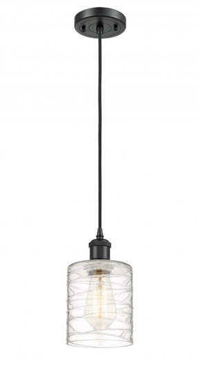 Cobbleskill - 1 Light - 5 inch - Matte Black - Cord hung - Mini Pendant (3442|516-1P-BK-G1113)