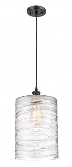 Cobbleskill - 1 Light - 9 inch - Matte Black - Cord hung - Mini Pendant (3442|516-1P-BK-G1113-L-LED)