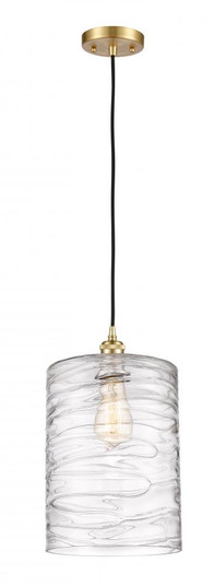 Cobbleskill - 1 Light - 9 inch - Satin Gold - Cord hung - Mini Pendant (3442|516-1P-SG-G1113-L)