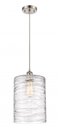 Cobbleskill - 1 Light - 9 inch - Brushed Satin Nickel - Cord hung - Mini Pendant (3442|516-1P-SN-G1113-L)