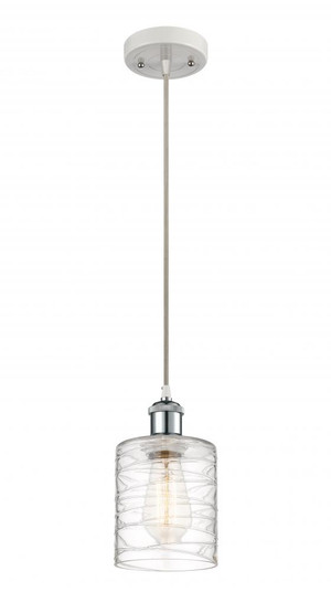 Cobbleskill - 1 Light - 5 inch - White Polished Chrome - Cord hung - Mini Pendant (3442|516-1P-WPC-G1113)