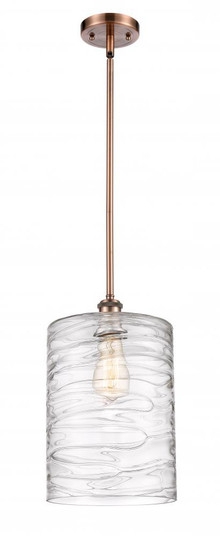 Cobbleskill - 1 Light - 9 inch - Antique Copper - Mini Pendant (3442|516-1S-AC-G1113-L-LED)