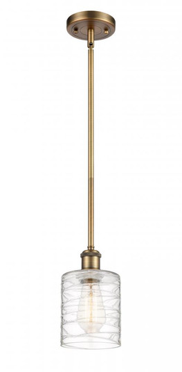 Cobbleskill - 1 Light - 5 inch - Brushed Brass - Mini Pendant (3442|516-1S-BB-G1113-LED)