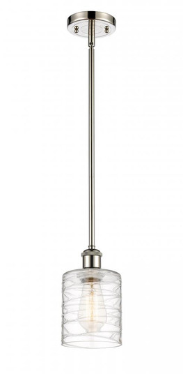 Cobbleskill - 1 Light - 5 inch - Polished Nickel - Mini Pendant (3442|516-1S-PN-G1113-LED)