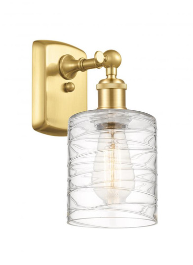 Cobbleskill - 1 Light - 5 inch - Satin Gold - Sconce (3442|516-1W-SG-G1113-LED)