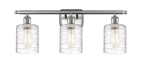 Cobbleskill - 3 Light - 25 inch - Brushed Satin Nickel - Bath Vanity Light (3442|516-3W-SN-G1113-LED)