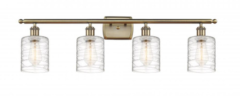 Cobbleskill - 4 Light - 35 inch - Antique Brass - Bath Vanity Light (3442|516-4W-AB-G1113)