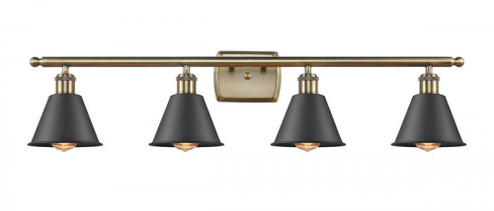 Smithfield - 4 Light - 37 inch - Antique Brass - Bath Vanity Light (3442|516-4W-AB-M8-BK)