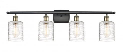 Cobbleskill - 4 Light - 35 inch - Black Antique Brass - Bath Vanity Light (3442|516-4W-BAB-G1113)