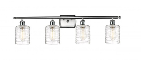 Cobbleskill - 4 Light - 35 inch - Brushed Satin Nickel - Bath Vanity Light (3442|516-4W-SN-G1113)