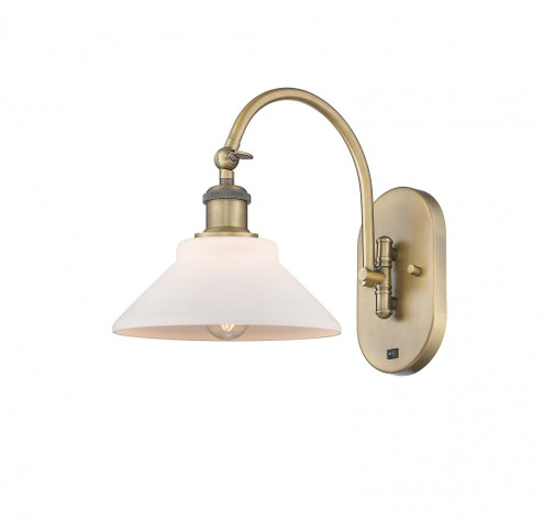 Orwell - 1 Light - 8 inch - Brushed Brass - Adjustable Swing Arm (3442|518-1W-BB-G131-LED)