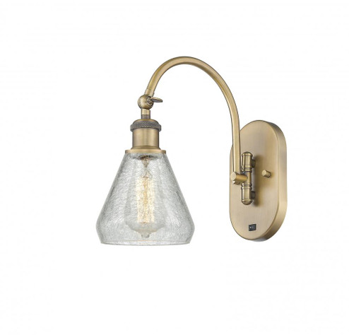 Conesus - 1 Light - 6 inch - Brushed Brass - Adjustable Swing Arm (3442|518-1W-BB-G275-LED)