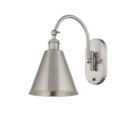 Berkshire - 1 Light - 8 inch - Brushed Satin Nickel - Adjustable Swing Arm (3442|518-1W-SN-MBC-8-SN)
