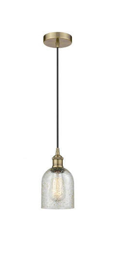 Caledonia - 1 Light - 5 inch - Antique Brass - Cord hung - Mini Pendant (3442|616-1P-AB-G259)