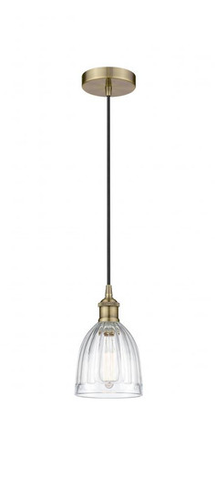 Brookfield - 1 Light - 6 inch - Antique Brass - Cord hung - Mini Pendant (3442|616-1P-AB-G442)