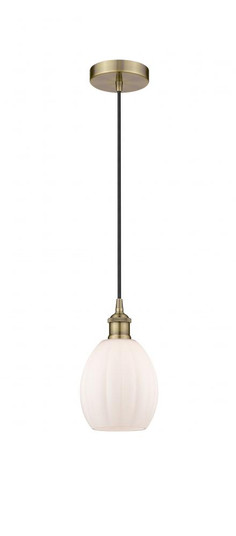 Eaton - 1 Light - 6 inch - Antique Brass - Cord hung - Mini Pendant (3442|616-1P-AB-G81-LED)