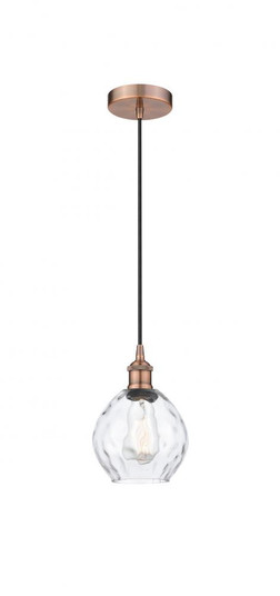Waverly - 1 Light - 6 inch - Antique Copper - Cord hung - Mini Pendant (3442|616-1P-AC-G362-LED)