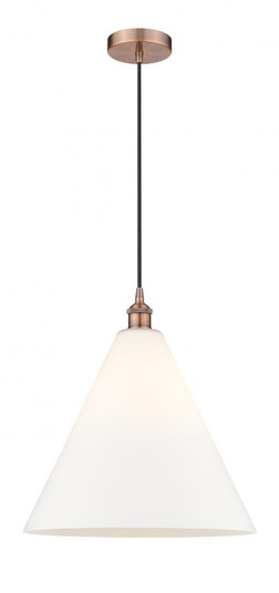 Berkshire - 1 Light - 16 inch - Antique Copper - Cord hung - Pendant (3442|616-1P-AC-GBC-161)