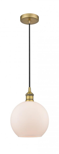 Athens - 1 Light - 8 inch - Brushed Brass - Cord hung - Mini Pendant (3442|616-1P-BB-G121-8)