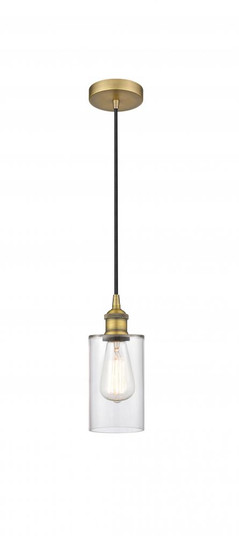 Clymer - 1 Light - 4 inch - Brushed Brass - Cord hung - Mini Pendant (3442|616-1P-BB-G802)