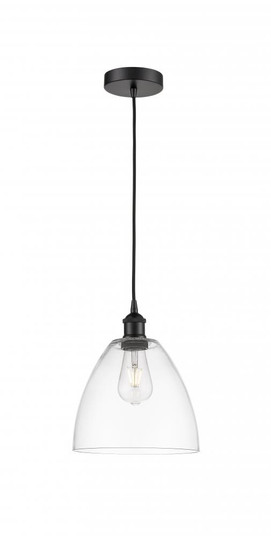 Bristol - 1 Light - 9 inch - Matte Black - Cord hung - Mini Pendant (3442|616-1P-BK-GBD-92)