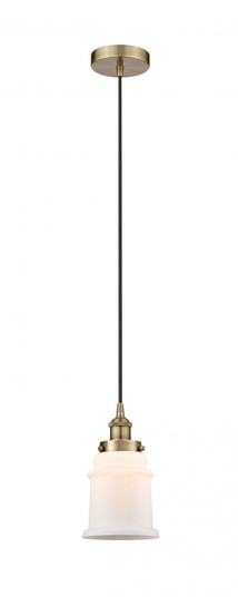 Canton - 1 Light - 6 inch - Antique Brass - Cord hung - Mini Pendant (3442|616-1PH-AB-G181-LED)