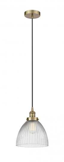 Seneca Falls - 1 Light - 10 inch - Antique Brass - Cord hung - Mini Pendant (3442|616-1PH-AB-G222)