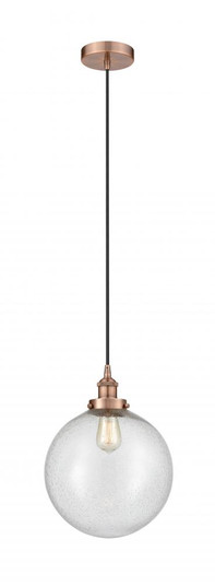 Beacon - 1 Light - 12 inch - Antique Copper - Cord hung - Mini Pendant (3442|616-1PH-AC-G204-12)