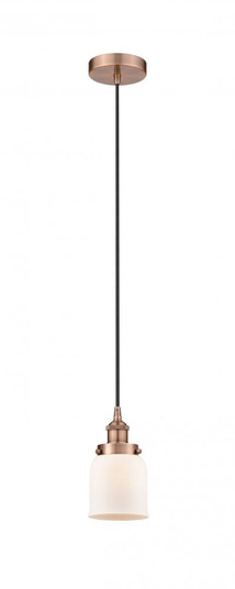 Bell - 1 Light - 5 inch - Antique Copper - Cord hung - Mini Pendant (3442|616-1PH-AC-G51)