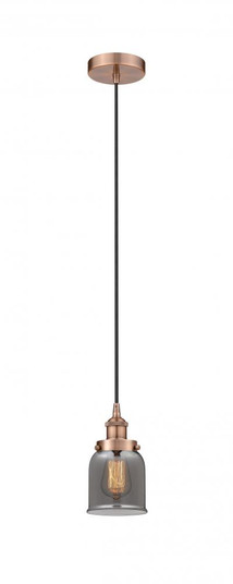 Bell - 1 Light - 5 inch - Antique Copper - Cord hung - Mini Pendant (3442|616-1PH-AC-G53-LED)