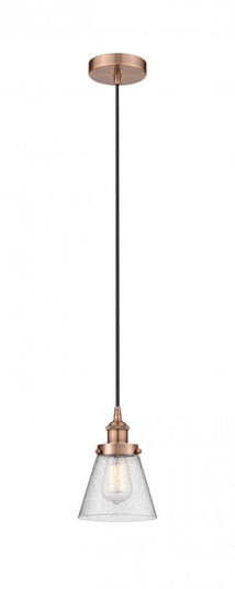 Cone - 1 Light - 6 inch - Antique Copper - Cord hung - Mini Pendant (3442|616-1PH-AC-G64)