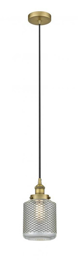 Stanton - 1 Light - 6 inch - Brushed Brass - Cord hung - Mini Pendant (3442|616-1PH-BB-G262-LED)