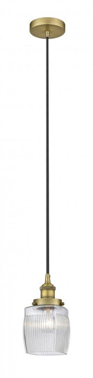 Colton - 1 Light - 6 inch - Brushed Brass - Cord hung - Mini Pendant (3442|616-1PH-BB-G302-LED)