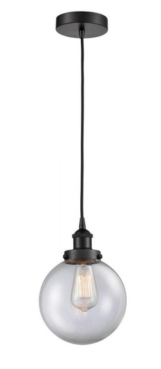 Beacon - 1 Light - 8 inch - Matte Black - Cord hung - Mini Pendant (3442|616-1PH-BK-G202-8)