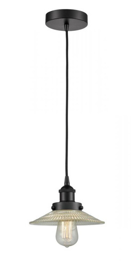 Halophane - 1 Light - 9 inch - Matte Black - Cord hung - Mini Pendant (3442|616-1PH-BK-G2-LED)