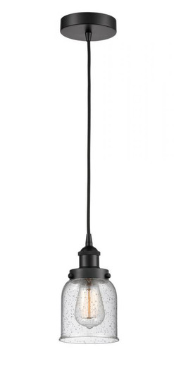Bell - 1 Light - 5 inch - Matte Black - Cord hung - Mini Pendant (3442|616-1PH-BK-G54)
