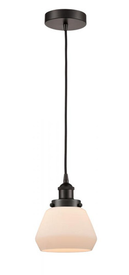 Fulton - 1 Light - 7 inch - Oil Rubbed Bronze - Cord hung - Mini Pendant (3442|616-1PH-OB-G171)