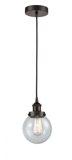 Beacon - 1 Light - 6 inch - Oil Rubbed Bronze - Cord hung - Mini Pendant (3442|616-1PH-OB-G204-6)