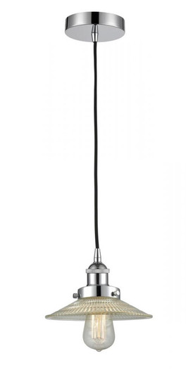 Halophane - 1 Light - 9 inch - Polished Chrome - Cord hung - Mini Pendant (3442|616-1PH-PC-G2)