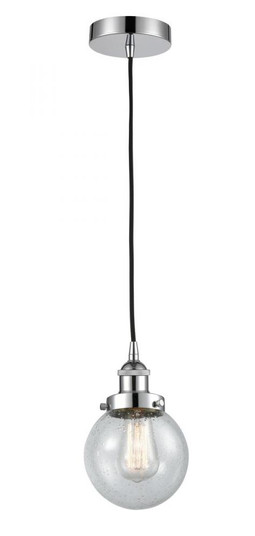 Beacon - 1 Light - 6 inch - Polished Chrome - Cord hung - Mini Pendant (3442|616-1PH-PC-G204-6-LED)