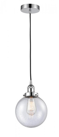 Beacon - 1 Light - 8 inch - Polished Chrome - Cord hung - Mini Pendant (3442|616-1PH-PC-G204-8)