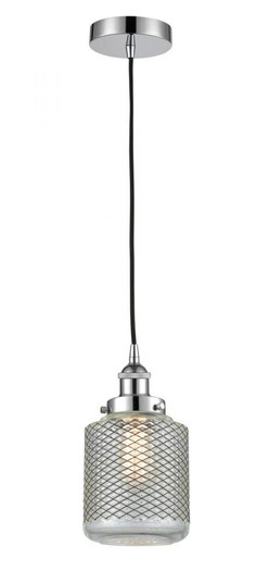 Stanton - 1 Light - 6 inch - Polished Chrome - Cord hung - Mini Pendant (3442|616-1PH-PC-G262)